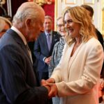 Kate Winslet Met King Charles III in Lace Outfit