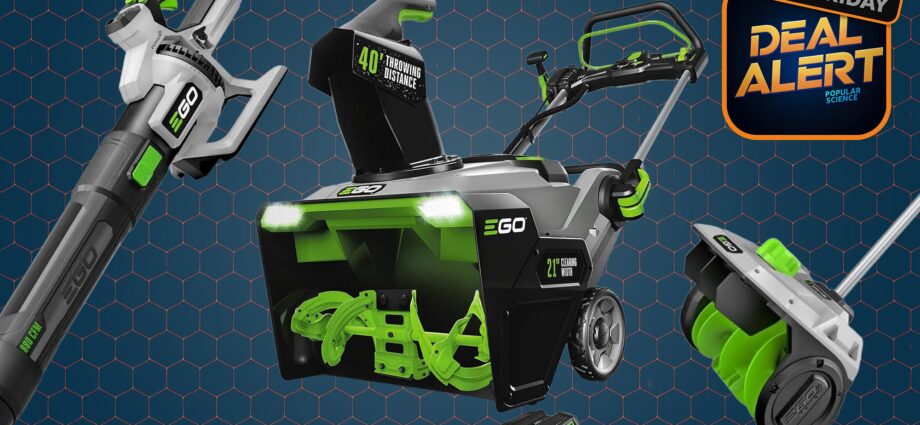 Amazon’s Black Friday deals on Ego Power+ battery-powered yard tools include huge discounts on snow blowers and leaf blowers