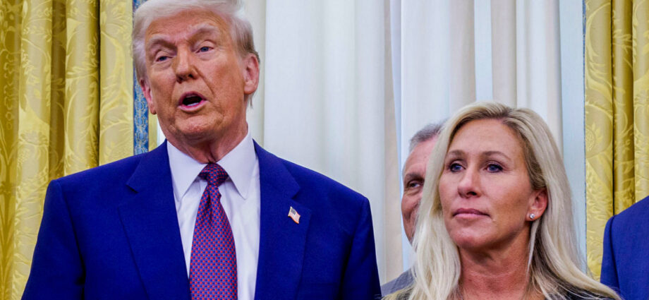 Trump would ‘love’ to see Rep. Marjorie Taylor Greene return to politics despite clash
