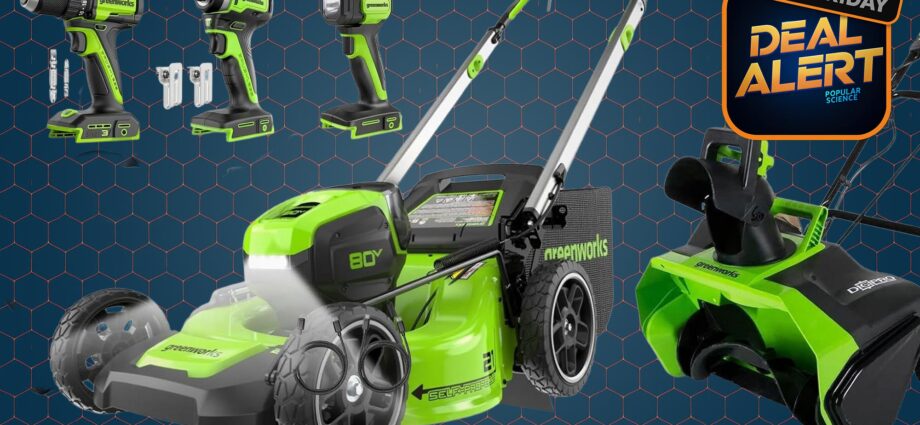 Amazon just dropped massive early Cyber Monday deals on Greenworks battery-powered yard tools