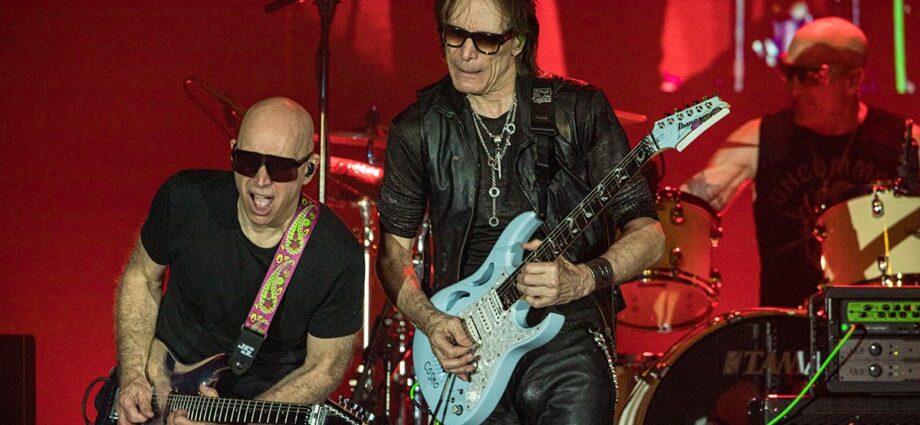 “Being in the same band with Joe felt like watching a childhood fantasy step out of my teenage brain”: Steve Vai and Joe Satriani announce the return of the SatchVai Band with their debut U.S. tour – and tease an upcoming album