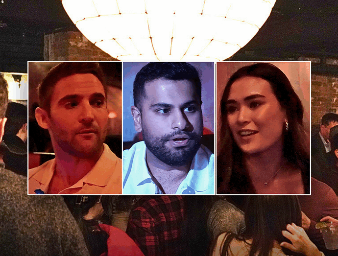 She lost a date over Trump; he swears Liberals won’t date him. The night politics crashed the party scene
