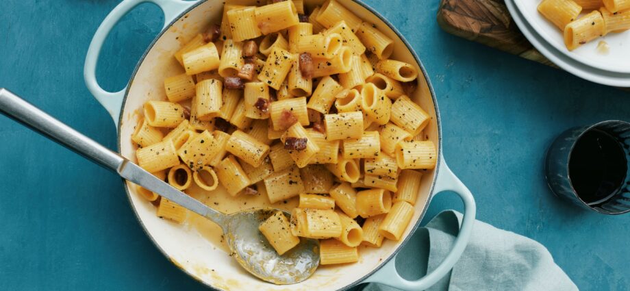 Pasta Carbonara With Pancetta