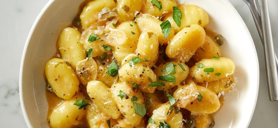 Gnocchi Piccata