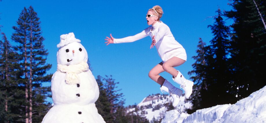 From the Archives: Arthur Elgort Photographs Kristen McMenamy in Athletic Winter Whites