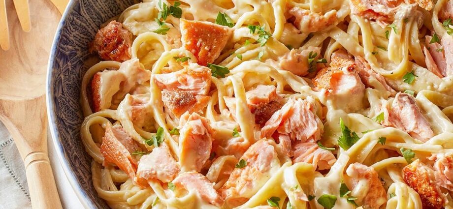 Salmon Alfredo