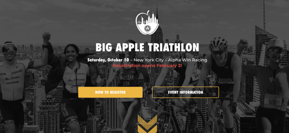 New York City to Host Brand-New Big Apple Triathlon on October 10