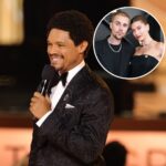 Grammys 2026: Hailey Bieber Reacts to Trevor Noah’s Justin Bieber Jokes