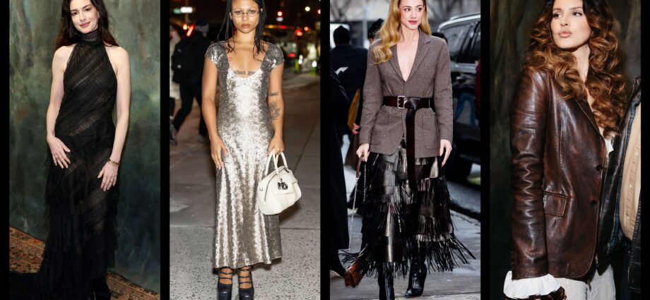 Anne Hathaway, Lana Del Rey, Myha’la and More: All the Celebrities at New York Fashion Week