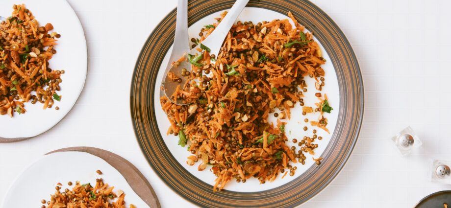 Spiced Lentil and Carrot Salad