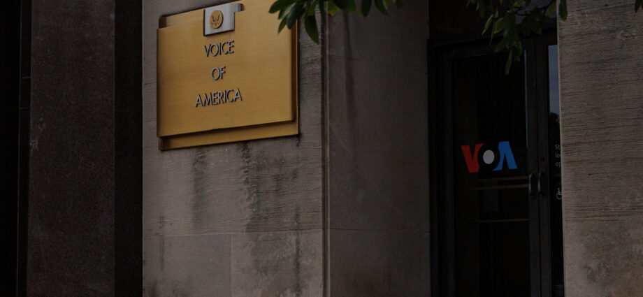 Judge Voids Mass Layoffs at Voice of America
