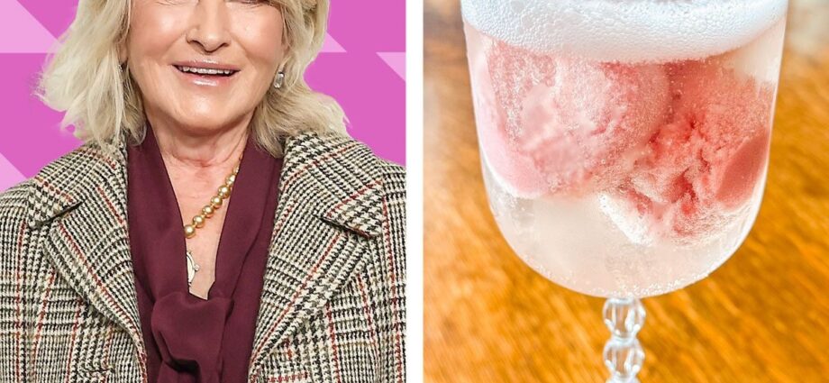 Martha Stewart’s Sparkling Sorbet Is the Easiest Springtime Cocktail