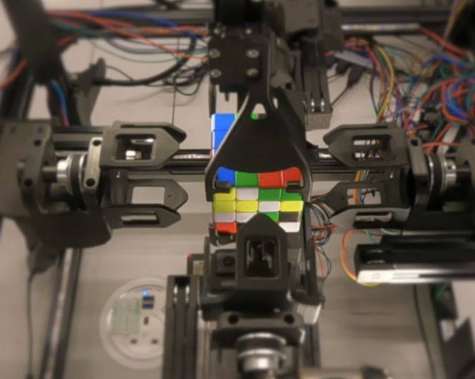 Brothers build a robot to solve Rubik’s cubes in record-setting time