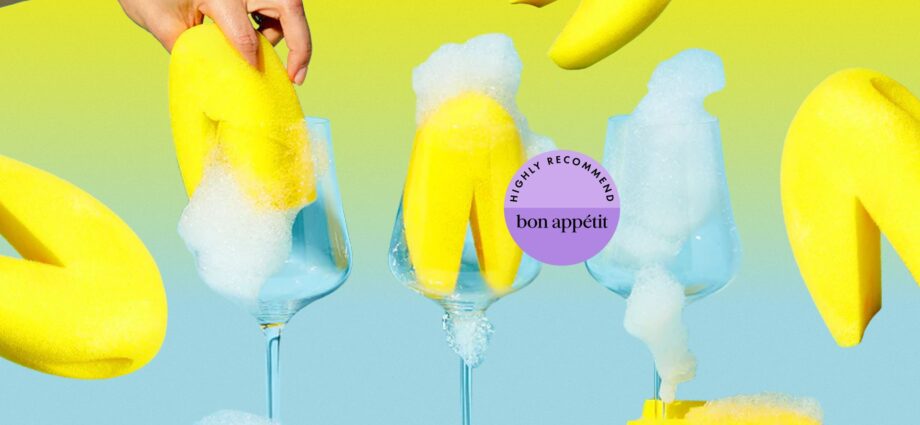 This Sponge Cleans My Wine Glasses Better Than Any Other I’ve Ever Used