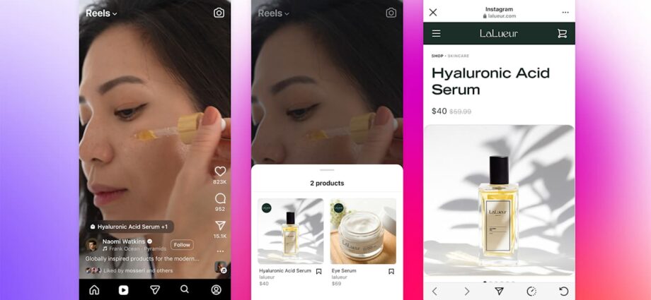 Meta is letting creators fill their Reels with shopping links