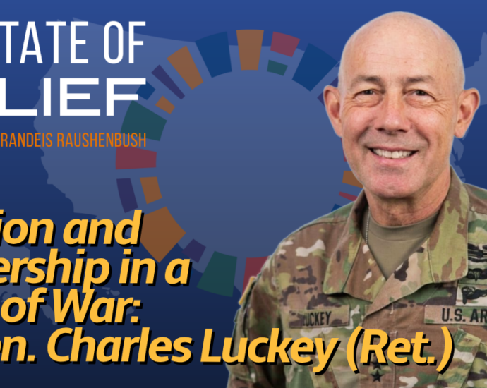 Religion and Leadership in a Time of War: Lt. Gen. Charles Luckey (Ret.)