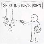Shooting down ideas is not a skill