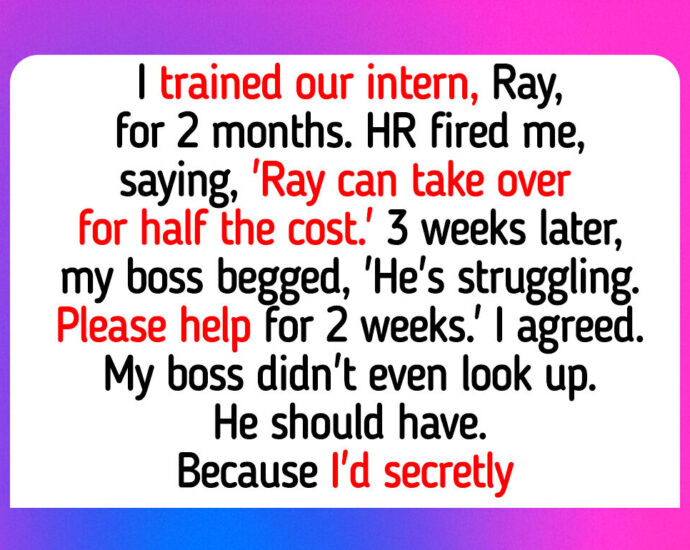 I Trained My Replacement and Got Fired, Now My Boss Is Begging for Me to Return