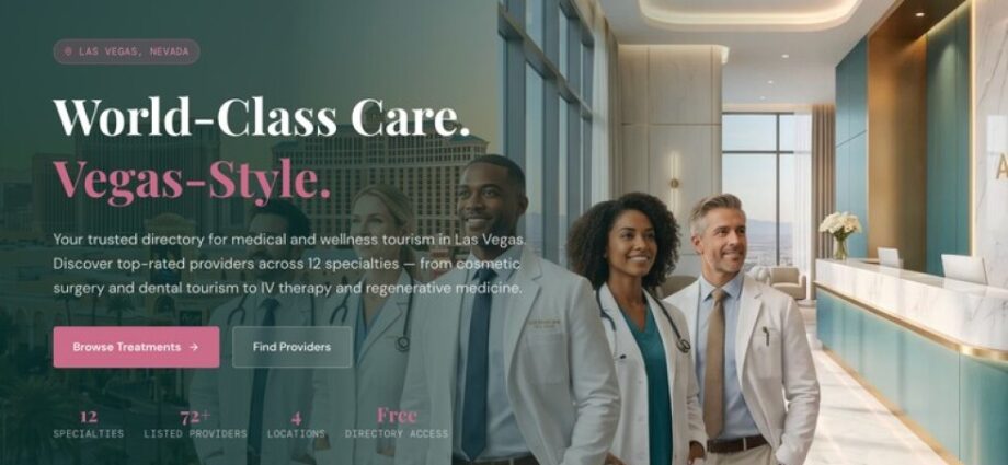 LasVegasSEO.ai, a Las Vegas SEO Company, Launches VegasMedicalTourism.com to Promote Medical, Wellness, Beauty, and Recovery Services in Las Vegas