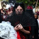 Lady Gaga Surprised Her Little Monsters With a Pop-Music Funeral at The Grove
