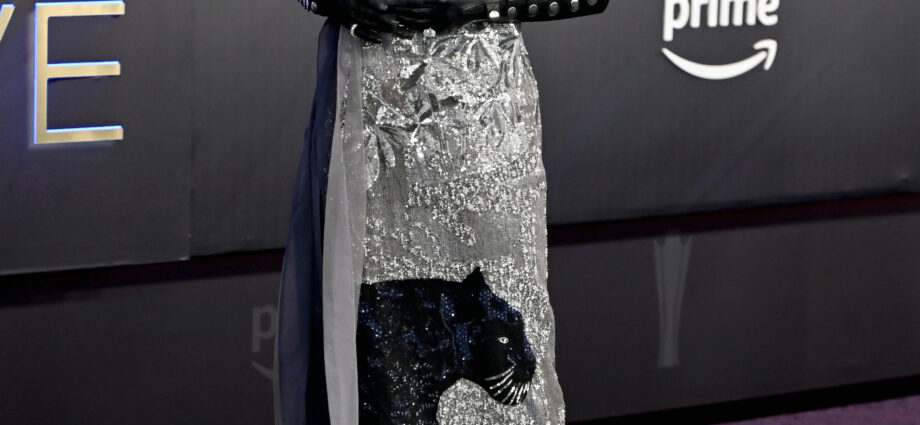 Shania Twain, 60, makes ferocious fashion statement with strapless panther dress at ACM Awards