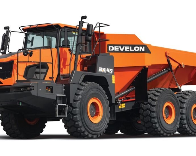 Develon Reveals Next Gen of Its Largest Articulated Dump Truck, the DA45-7