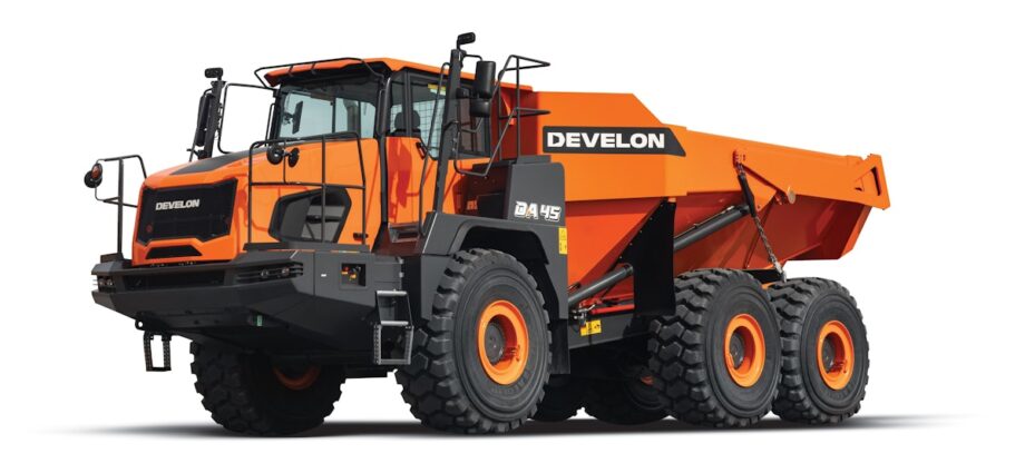 Develon Reveals Next Gen of Its Largest Articulated Dump Truck, the DA45-7