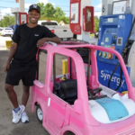 Handyman adapts Barbie Dream Camper to handle soaring gas prices