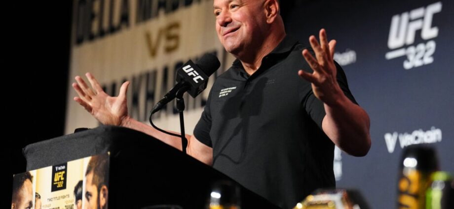 Dana White confirms title fight he tried to book for the White House card: ‘We couldn’t get it done’