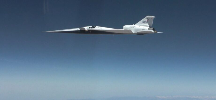 Going supersonic! NASA’s X-59 jet breaks sound barrier for the 1st time