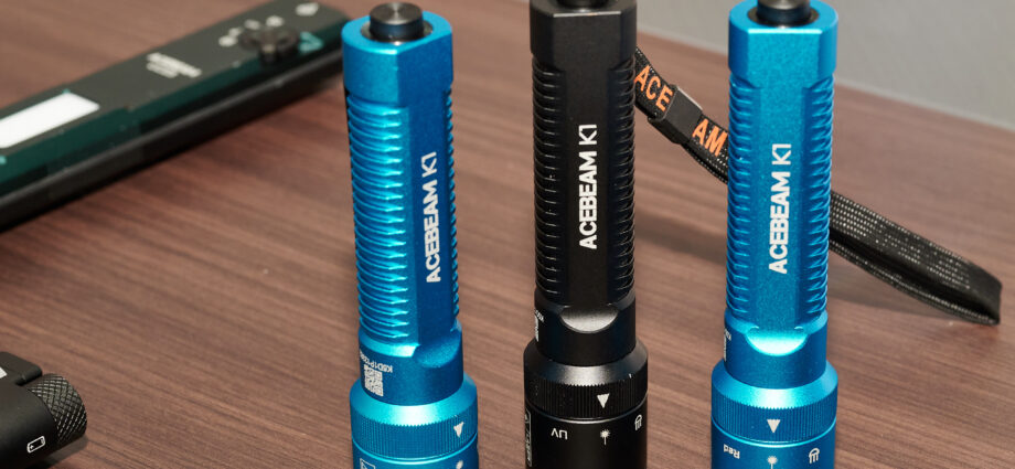 Acebeam K1 hands-on: EDC flashlight with red/white light comes with optional laser