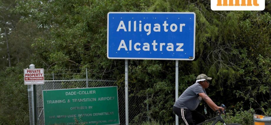 Detainees at Florida’s Alligator Alcatraz transferred elsewhere as detention centre likely to be closed, says ICE