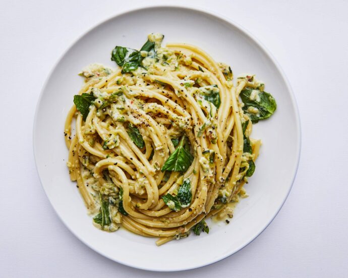 Creamy Lemon Zucchini Pasta