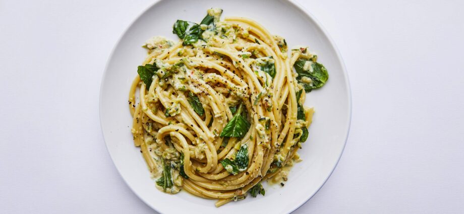 Creamy Lemon Zucchini Pasta