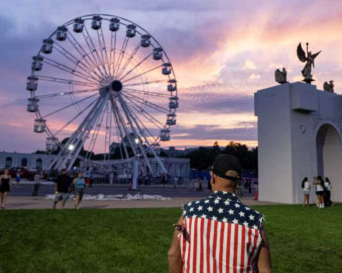 Trump’s Great American State Fair attendees say they haven’t noticed politics overshadowing the celebration
