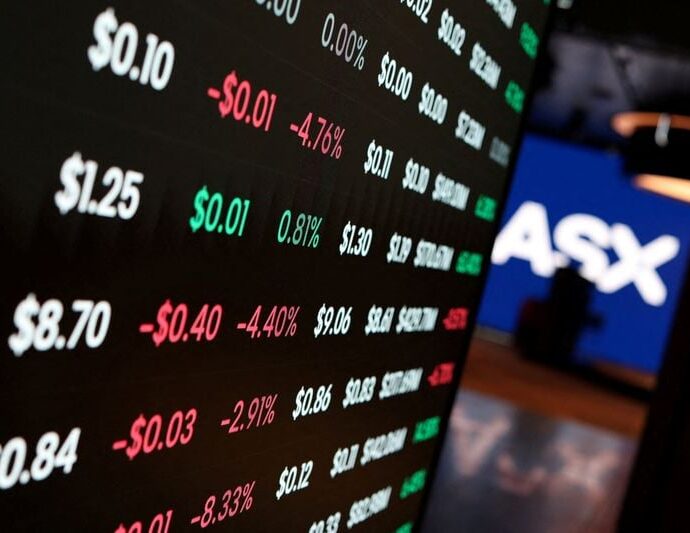 Australian shares little changed as gold miners, consumer stocks drag