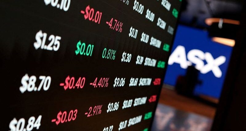 Australian shares little changed as gold miners, consumer stocks drag