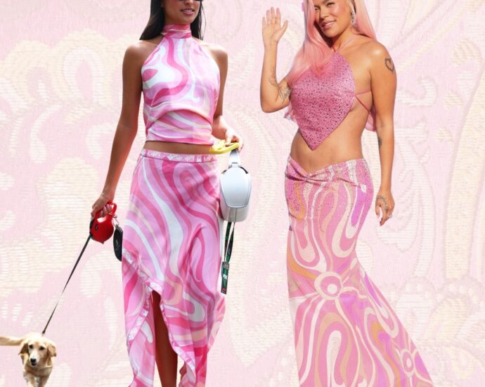 Celebs Are Loving Pucci-Inspired Psychedelic Scarves & Clothing for Summer