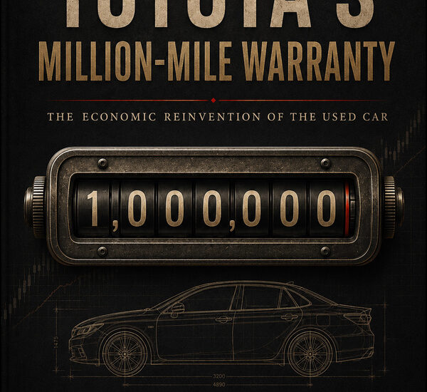Author Raghu Giuffre Releases Toyota’s Million-Mile Warranty and Introduces Four New Raghu-nomics Economic Titles