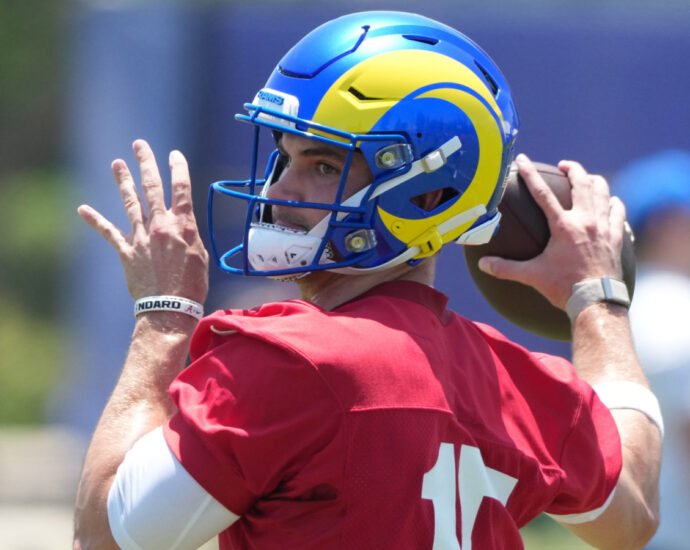 Rookie QB Ty Simpson shines in Rams preseason debut
