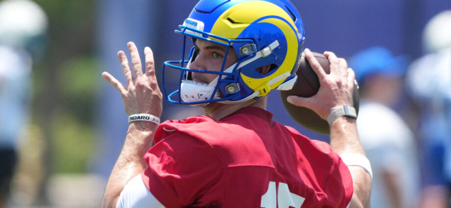 Rookie QB Ty Simpson shines in Rams preseason debut