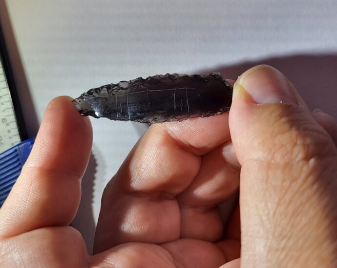 Oddly etched Neolithic arrowheads baffle archaeologists in Turkey
