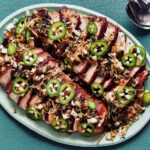 Saucy Pork Chops With Coconut Crisp