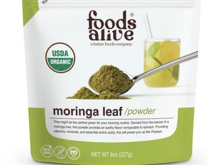 Foods Alive moringa powder recalled because of Salmonella contamination