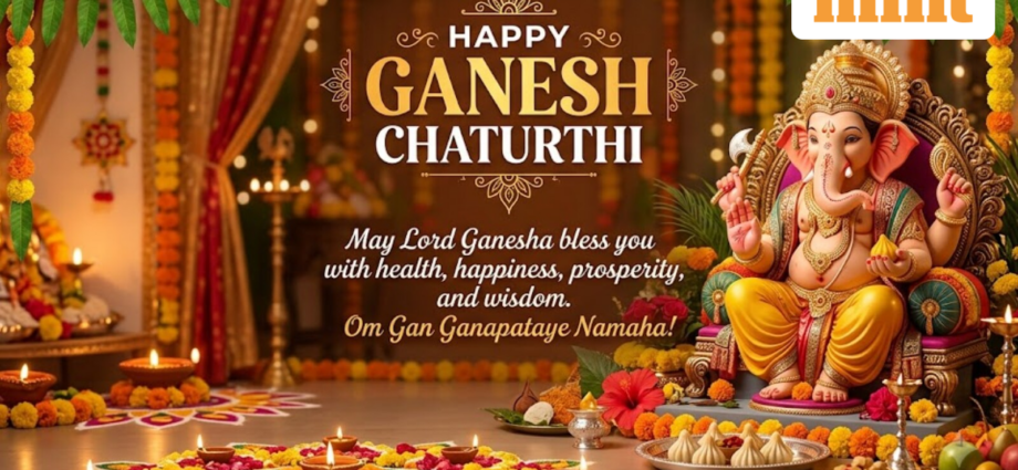 Happy Ganesh Chaturthi 2026: 50 wishes, images, messages to share on WhatsApp, Facebook, Instagram