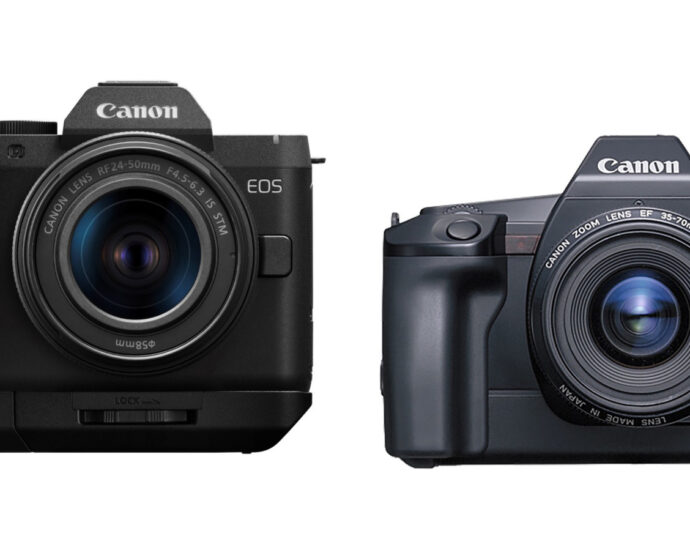 Canon’s R8 II camera borrowed its styling from a classic SLR film camera