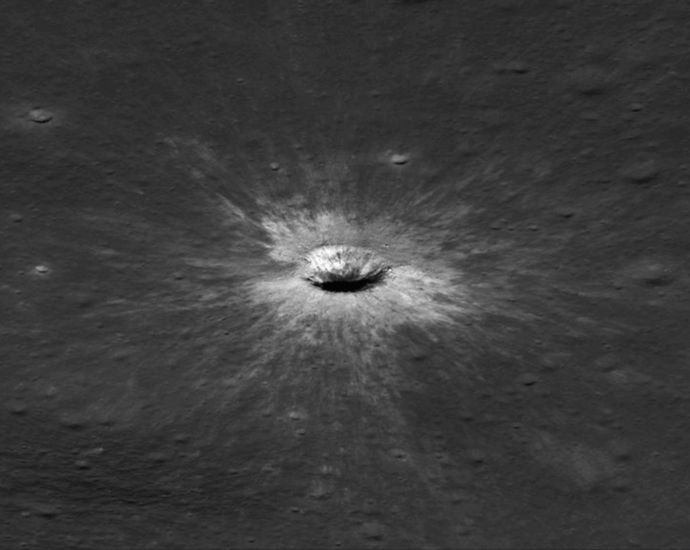 The moon’s new crater is 728 feet wide and a once-in-a-century find