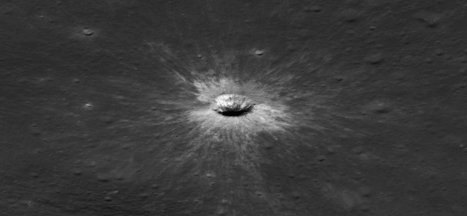 The moon’s new crater is 728 feet wide and a once-in-a-century find