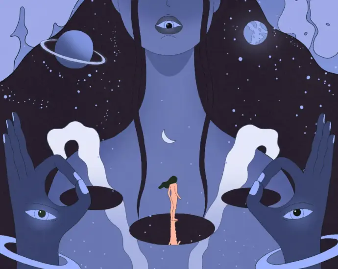 Wu Xinlin’s editorial illustrations show solitude in a whole new light