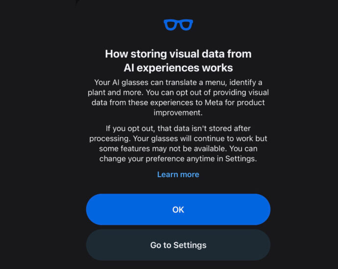How to stop Meta training its AI models on your smart glasses’ visual data